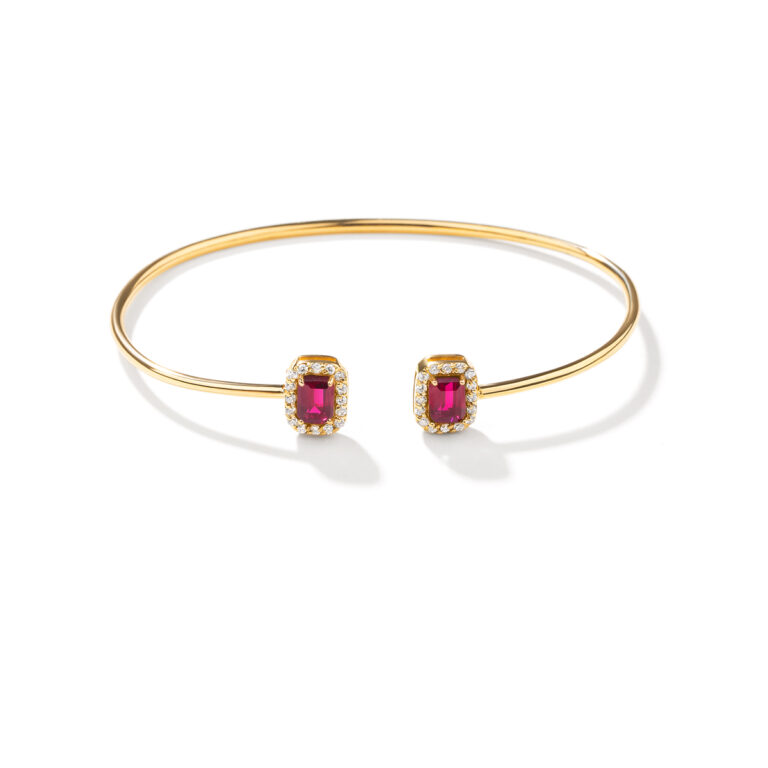 النگو طلا باگت امیلین قرمز