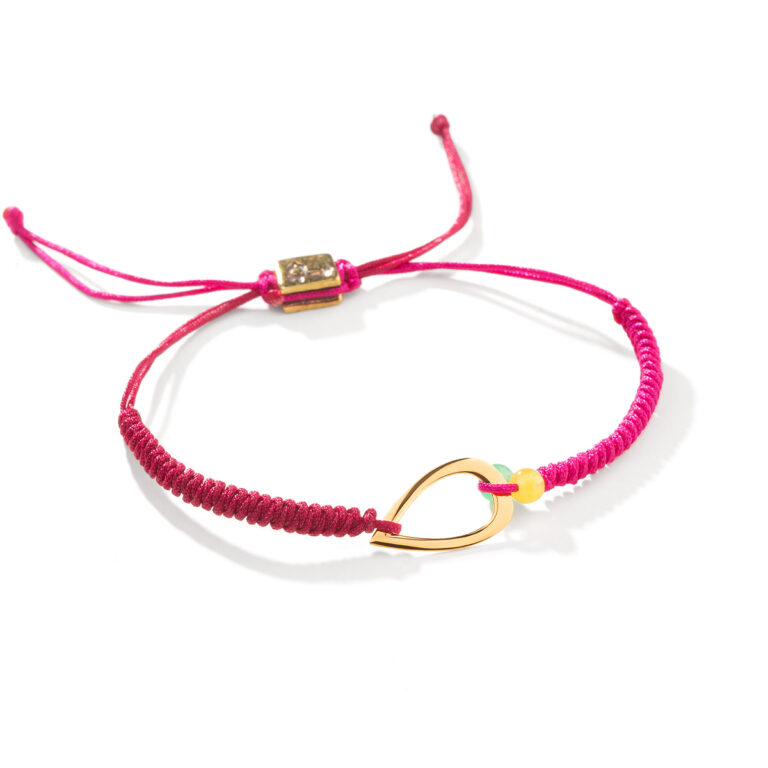 دستبند طلا بافت اشک