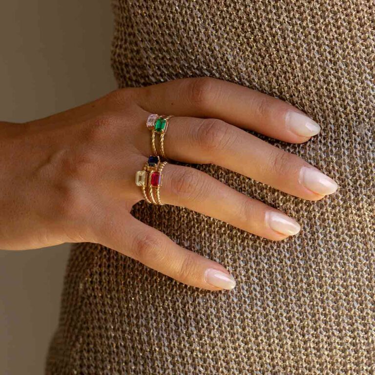 انگشتر طلا دزیره زرد