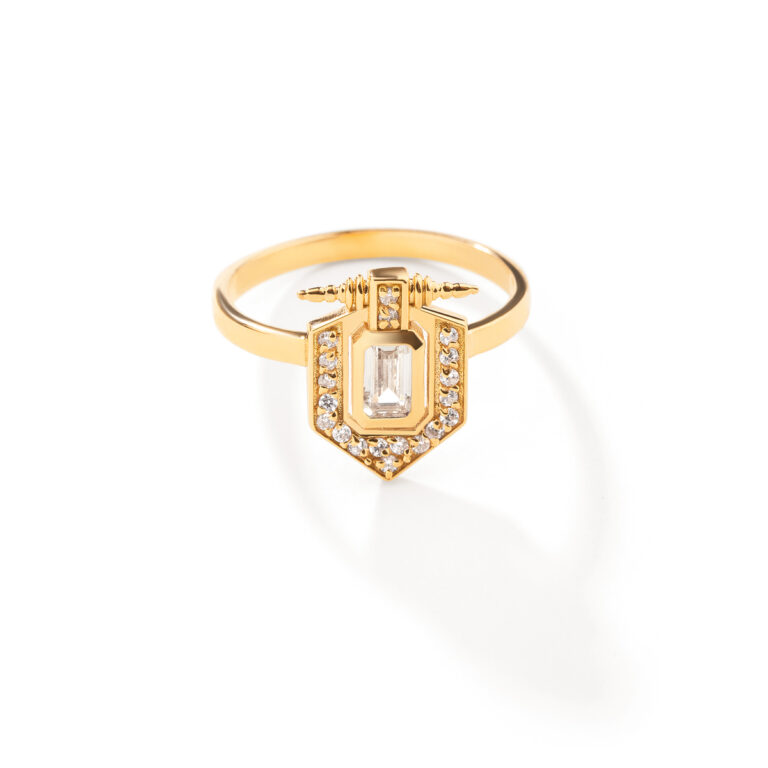 انگشتر طلا چند ضلعی