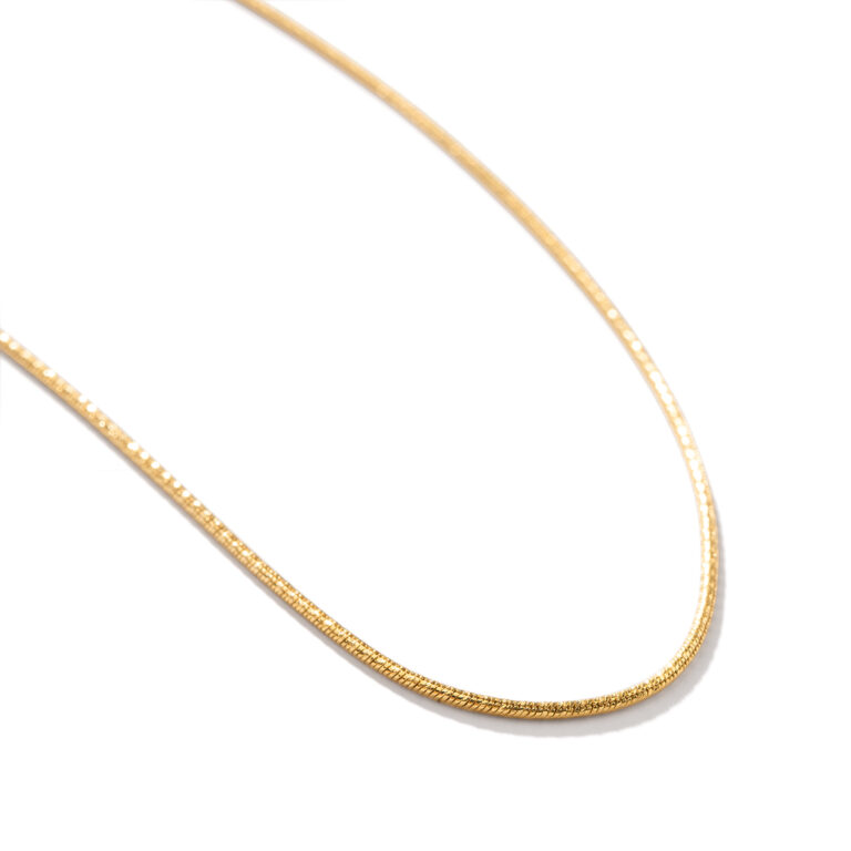 گردنبند طلا زنجیر پیچی