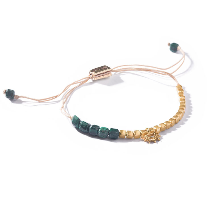 دستبند طلا مکعبی آفتاب