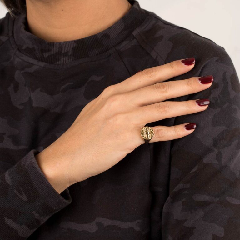 انگشتر طلا چشم - تصویر 3