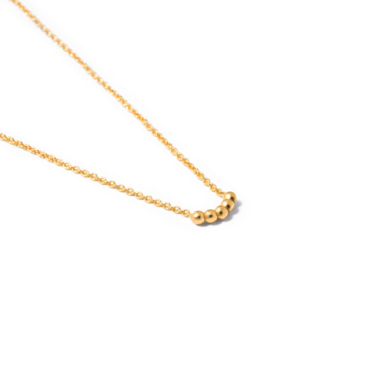 گردنبند طلا پنج گوی دارابگرد