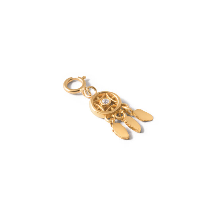 Dream Catcher gold pendant g