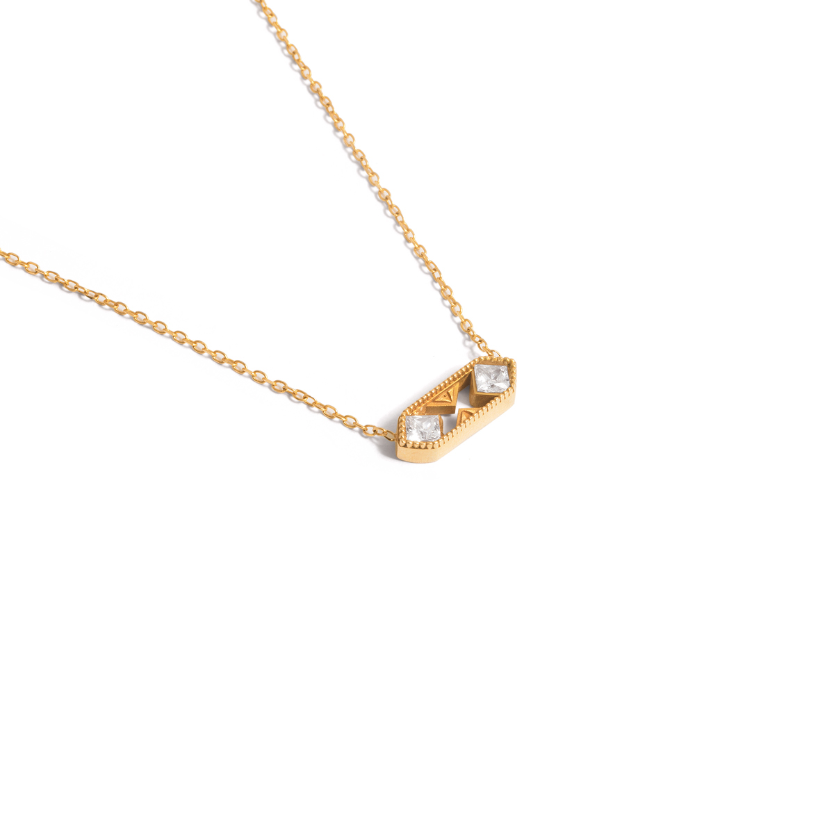 Aisa gold necklace g