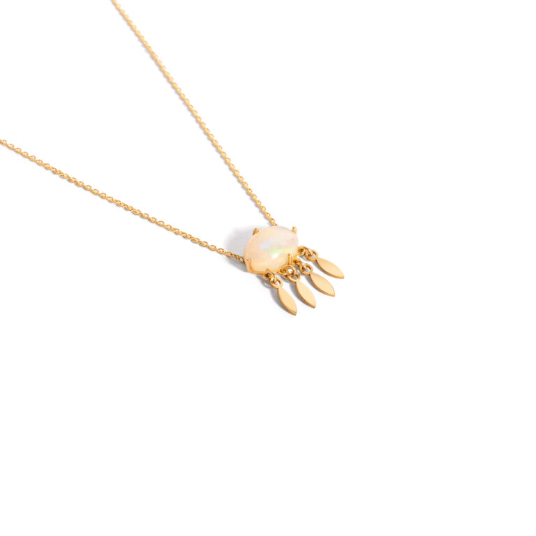 Barana opal gold necklace G