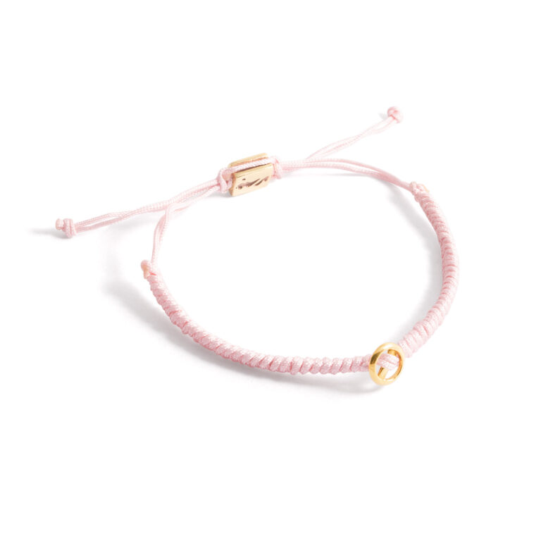 Barebone woven gold bracelet g