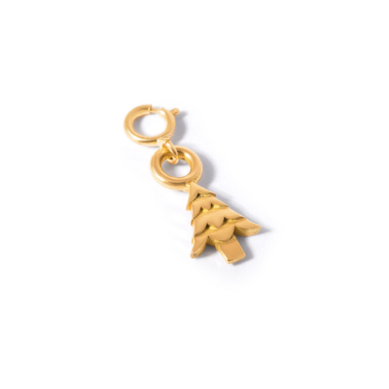 Christmas tree gold pendant g