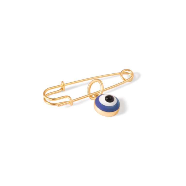 Eye gold brooch g
