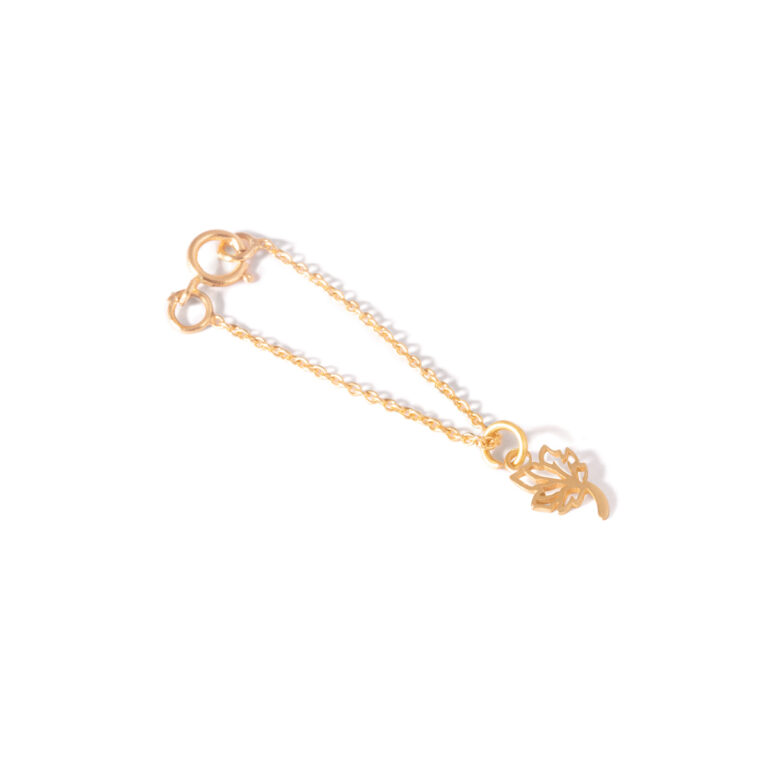 Gold leaf watch pendant g