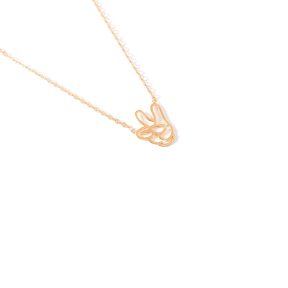 Mickey's handmade gold necklace g