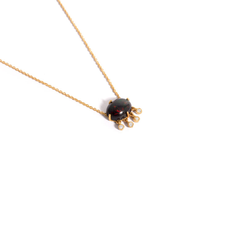 Opal Bhawan gold necklace G