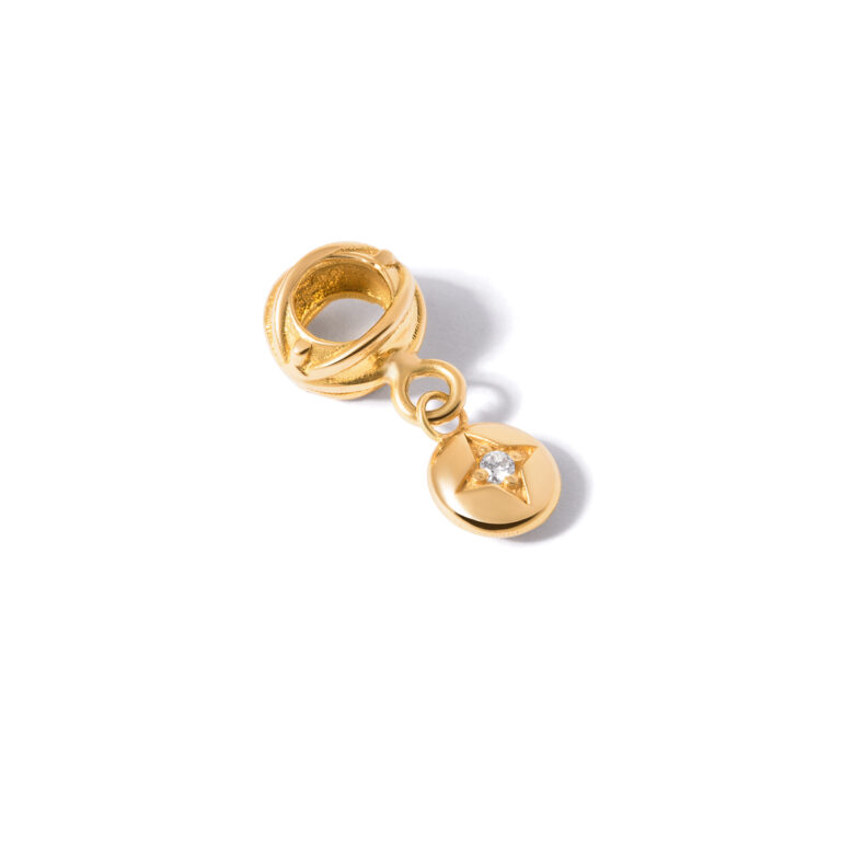 Pandora Princesa gold pendant g