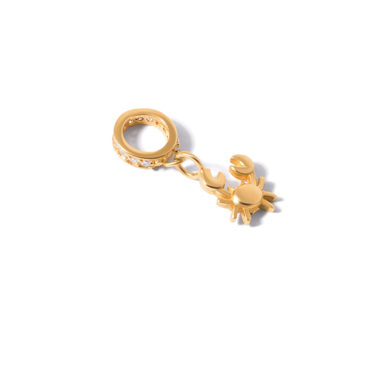 Pandora lobster gold pendant g