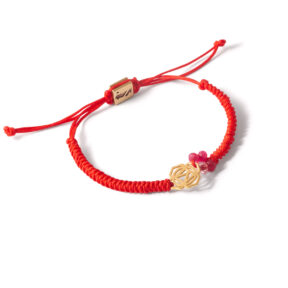 Root chakra woven gold bracelet g