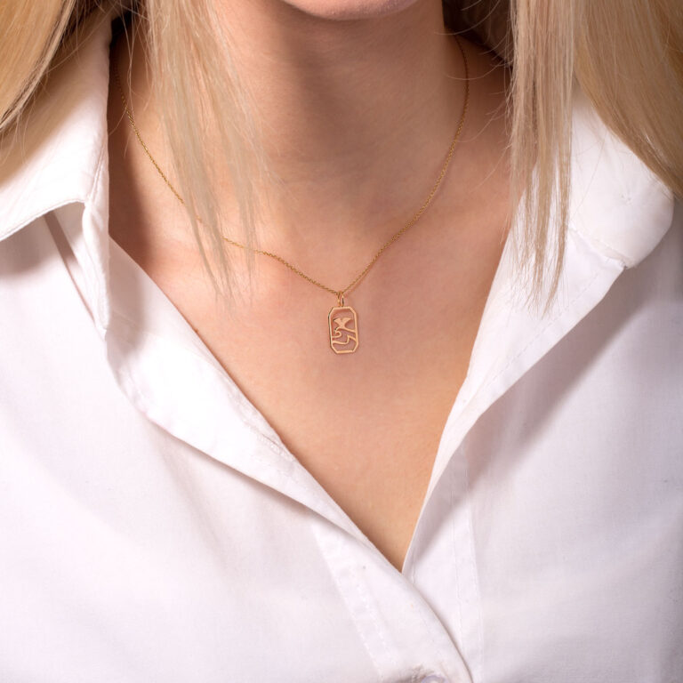 آویز طلا کائنات اقیانوس - تصویر 2