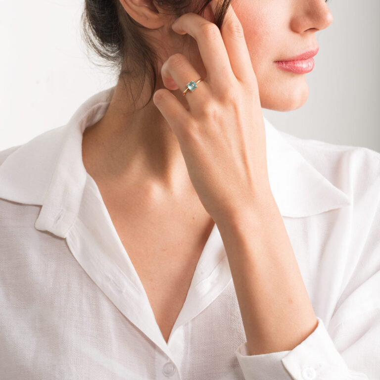 انگشتر طلا آبگون - تصویر 3