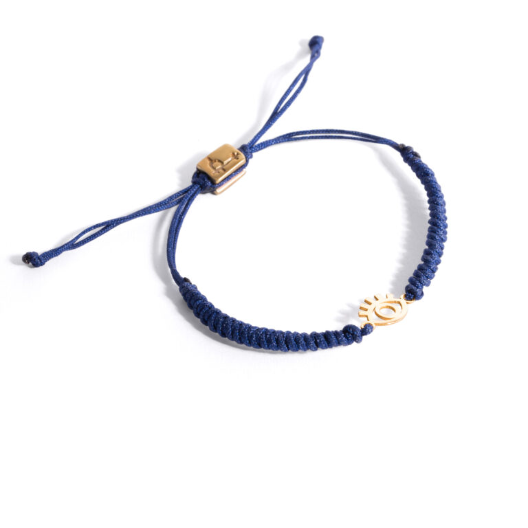 Eye weave gold bracelet g