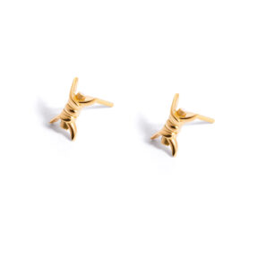 Gold rope earrings g