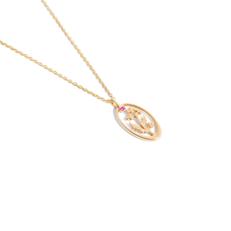 Holly gold necklace g