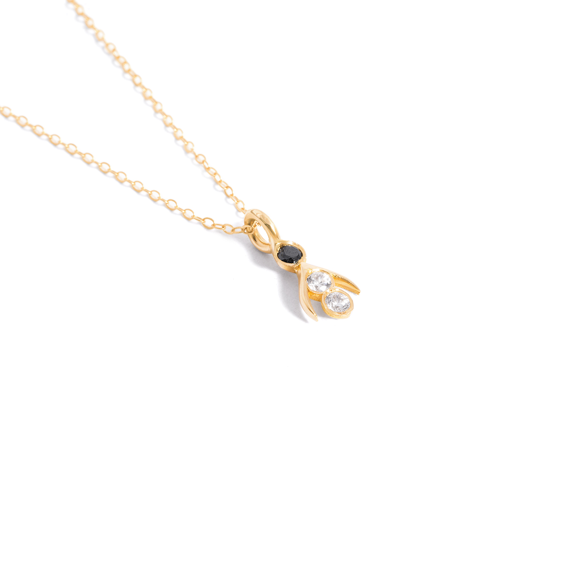 Misha's jeweled gold necklace g