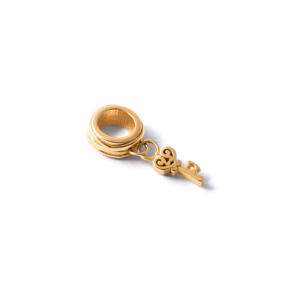Pandora gold key pendant g