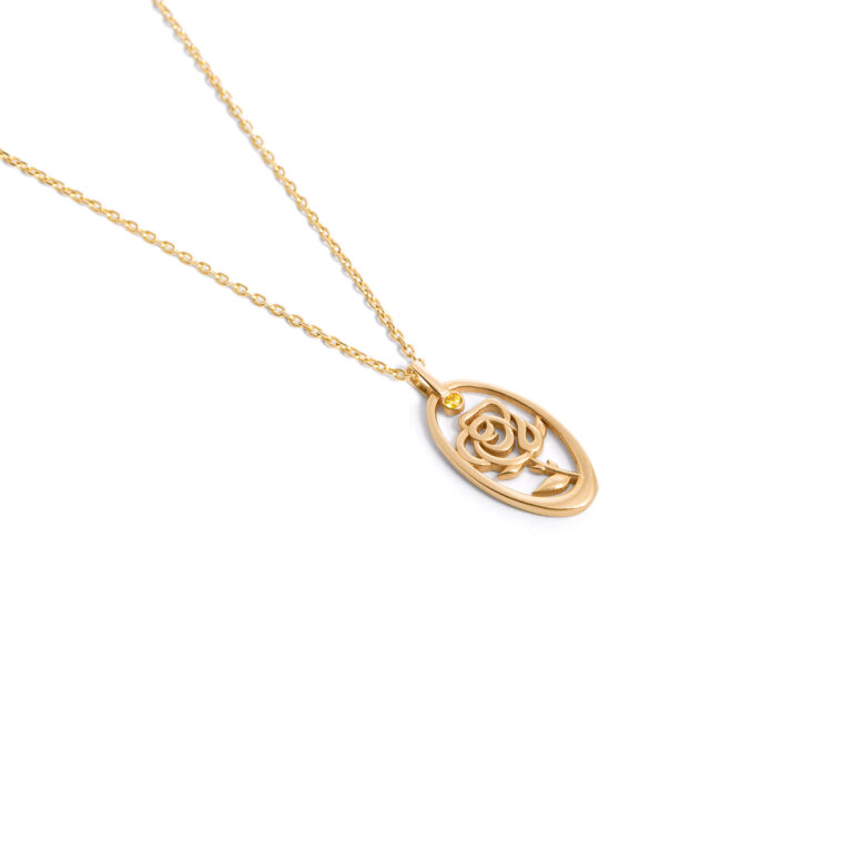 Rose gold necklace g
