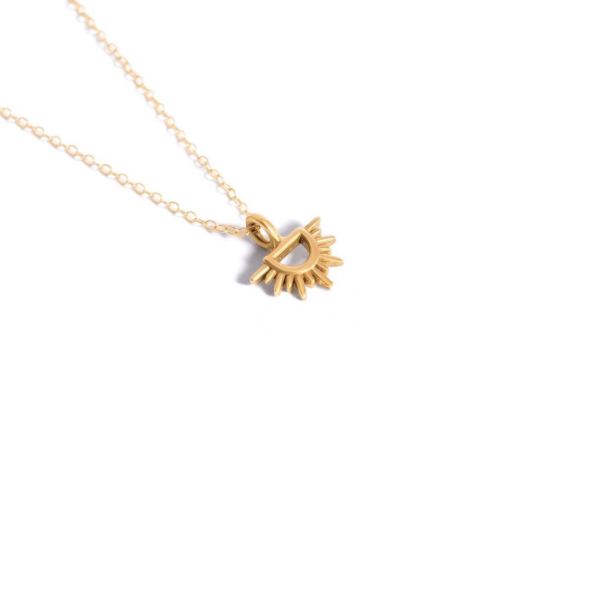 Sun gold necklace g