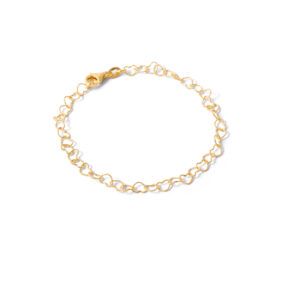 Heart gold bracelet g