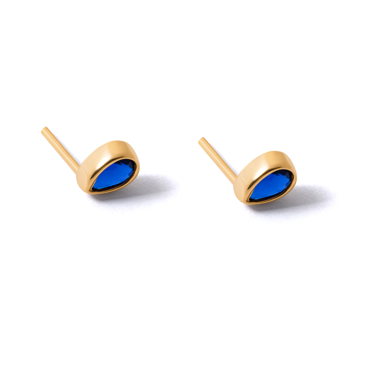Narmela teardrop gold earrings G