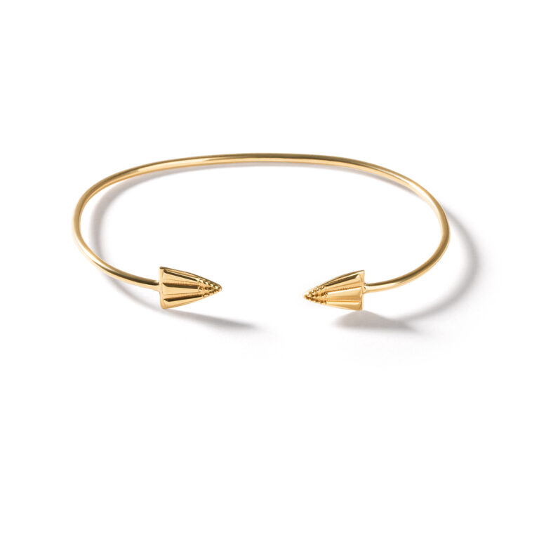 Elisa triangle gold bangle G