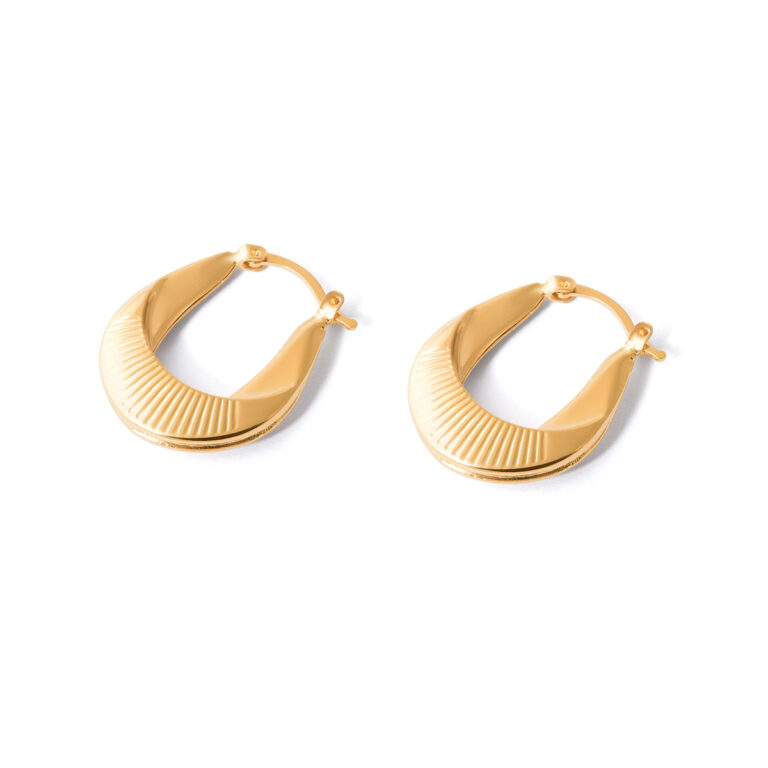 Marine gold earrings g