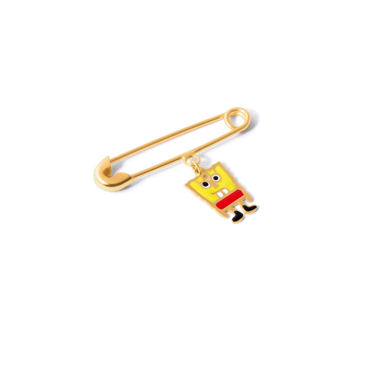 Spongebob gold brooch g