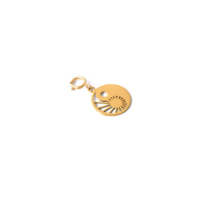 Yin and Yang gold pendant g