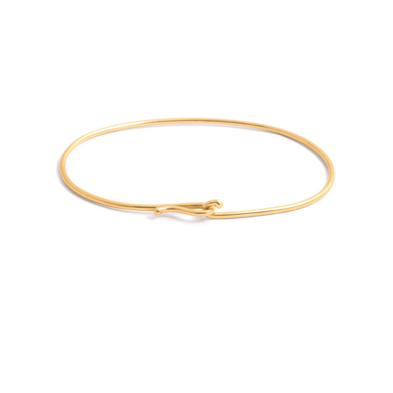 Knotted gold bracelet g
