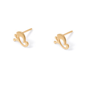 Phantom butterfly gold earrings g