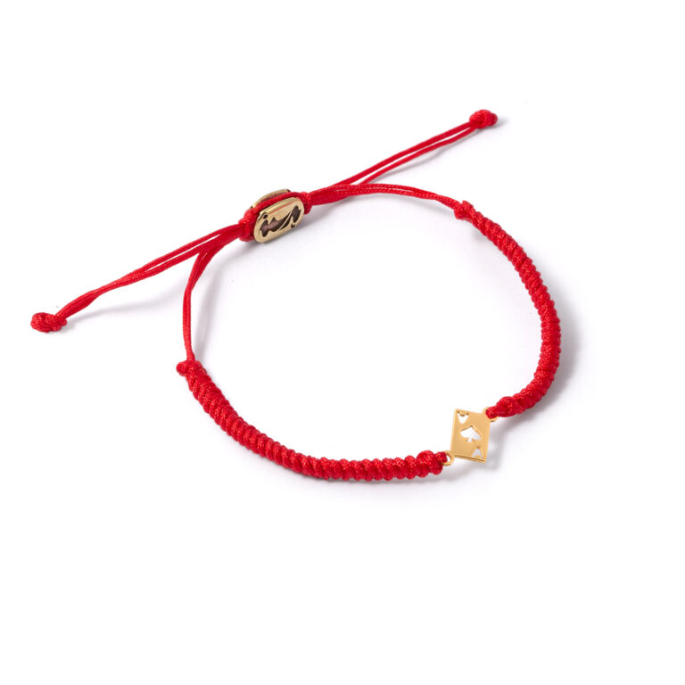 Pique woven gold bracelet g