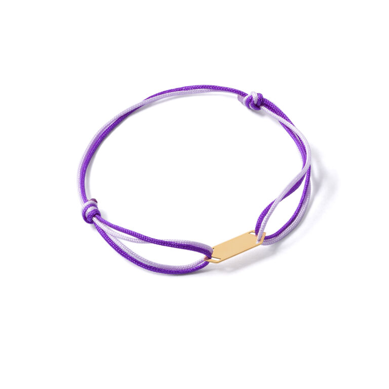 Plate gold woven bracelet G