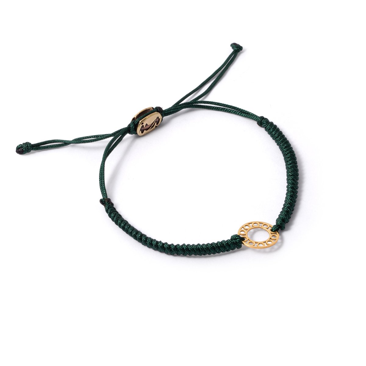 Rollo circle woven gold bracelet g