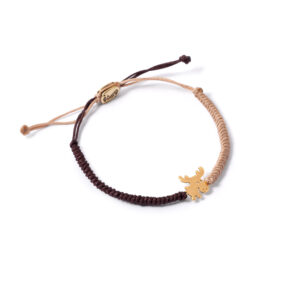 Rudolph deer weave gold bracelet g
