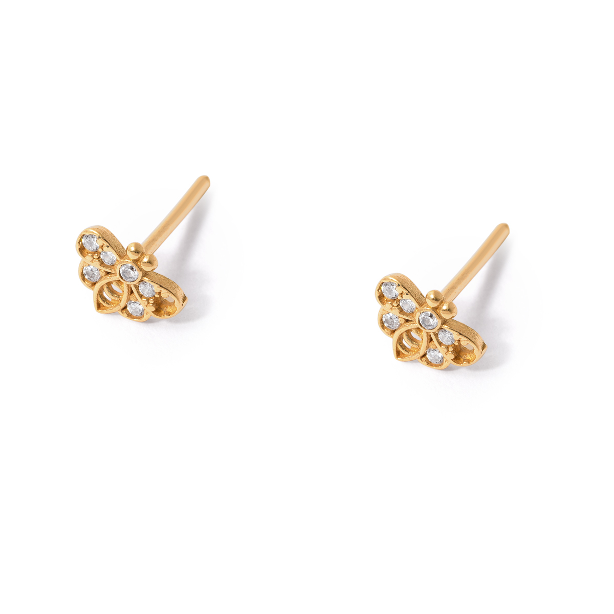 Bee gold earrings g