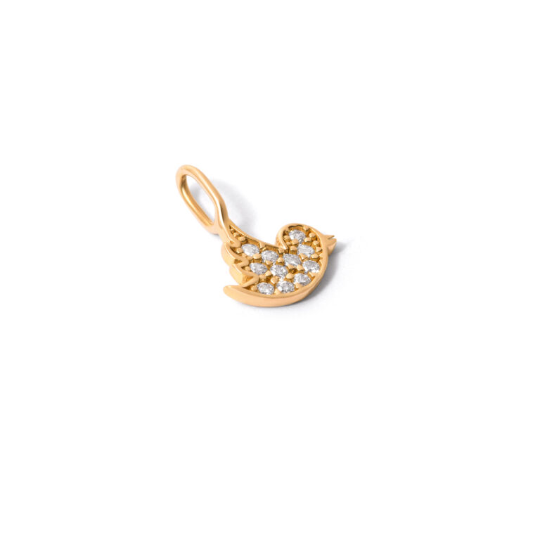 Chicken gold pendant g