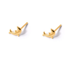 Dolphin gold earrings g