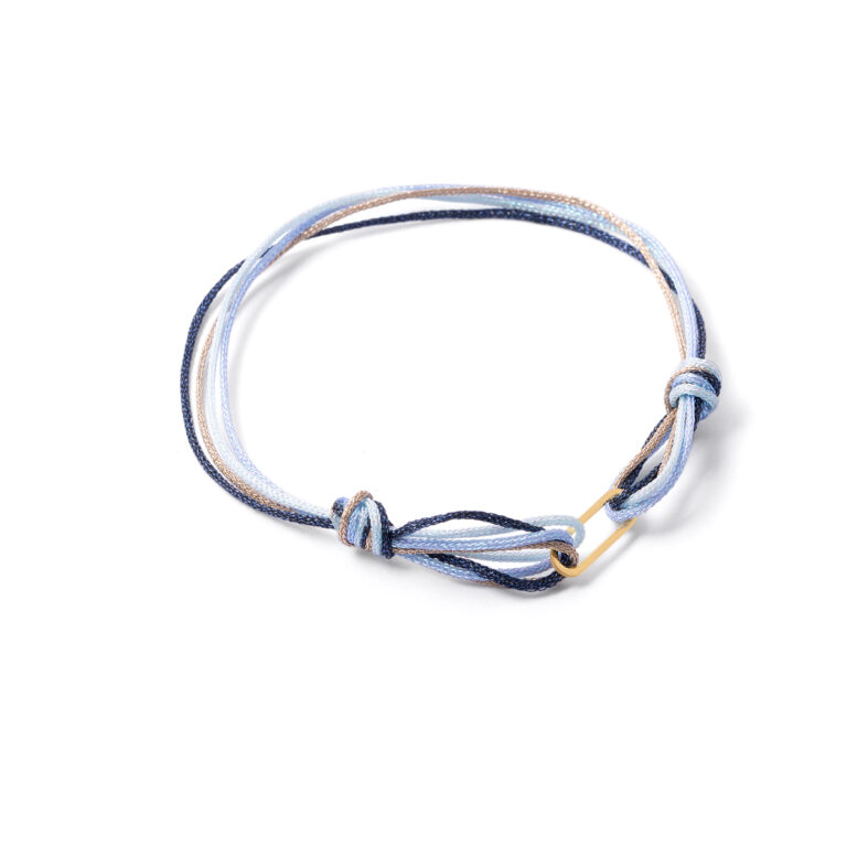 Oval woven gold bracelet g