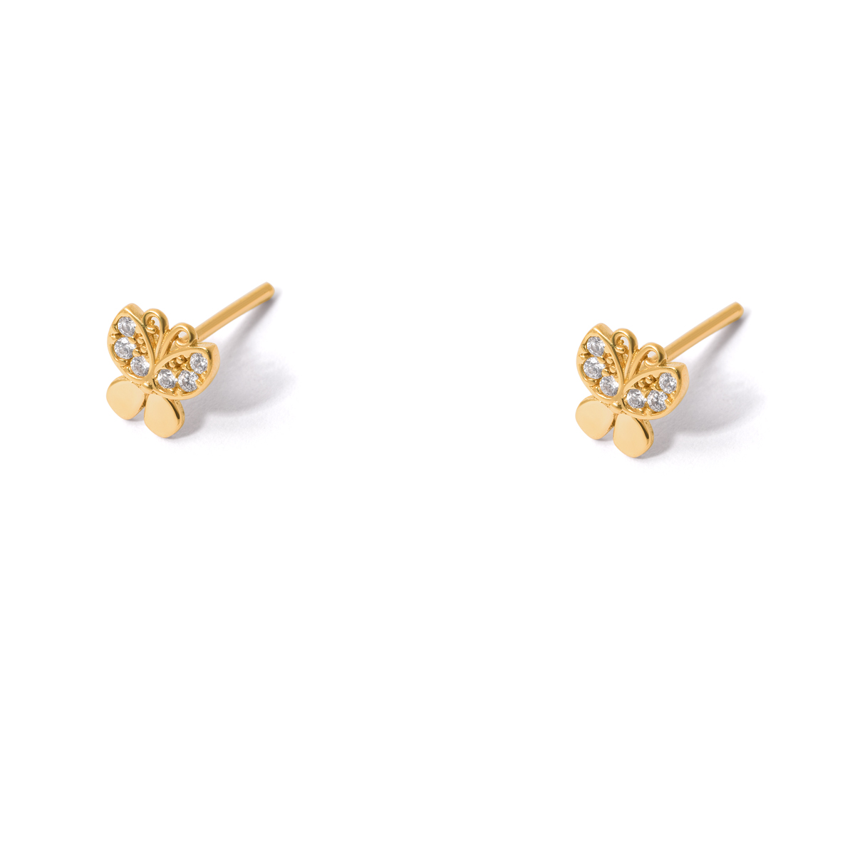 Paprik butterfly gold earrings g