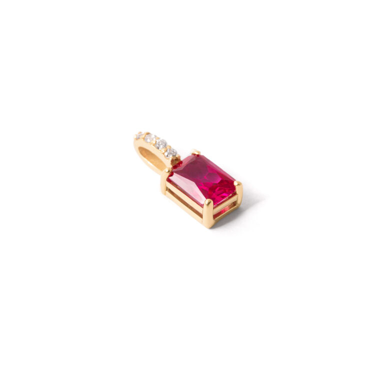 Rira Magenta gold pendant g
