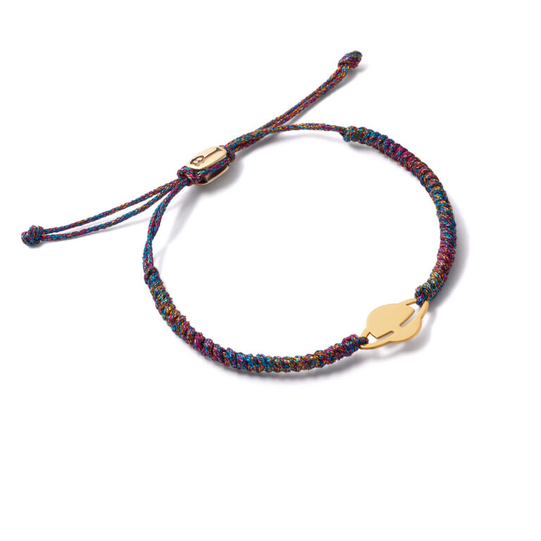 Saturn woven gold bracelet g