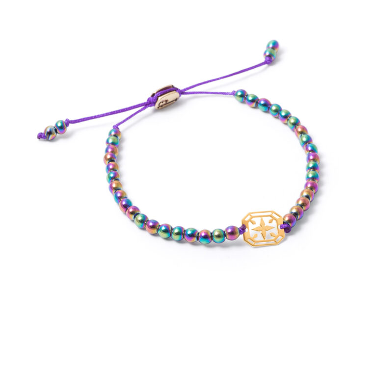 Slimy gold stone bracelet g