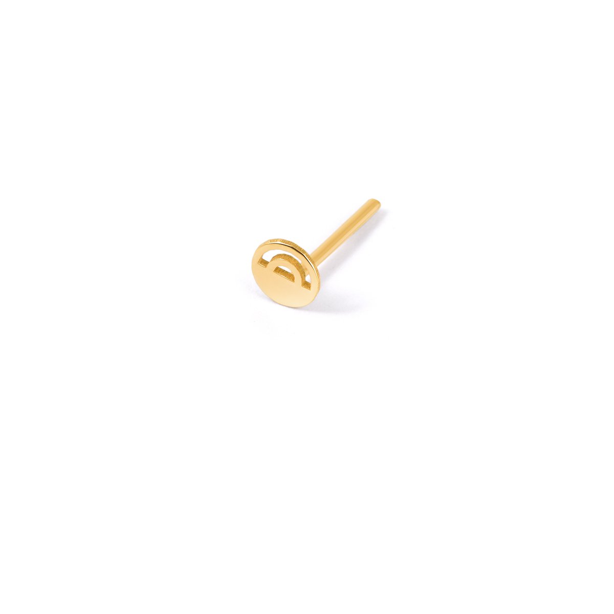 Small single gold Amon earring g